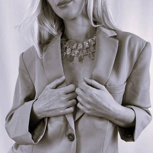 JOHN GALLIONO FOR DIOR DOG TAG NECKLACE JENNIFER GIBSON JEWELLERY
