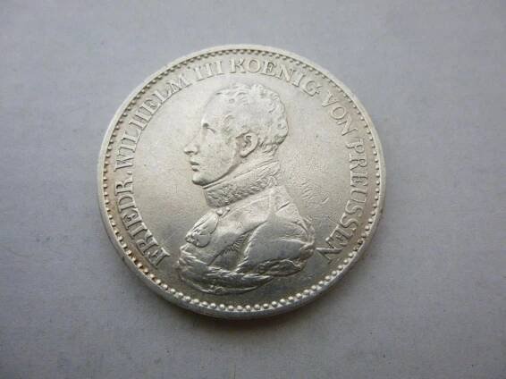Tolar 1818 A, Prusko, Fridrich Vilém III., Ag - Sběratelství