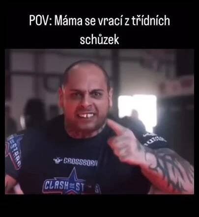 Pov: máme se vrací z třídních schůzek #memes #funny #shortvideo #lol #friends #humor #best #pov