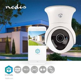 Kamera IP Nedis Full HD venkovní otočná Smart WIFICO20CWT