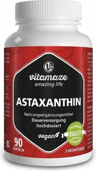Vitamaze Astaxanthin, 90 kapslí