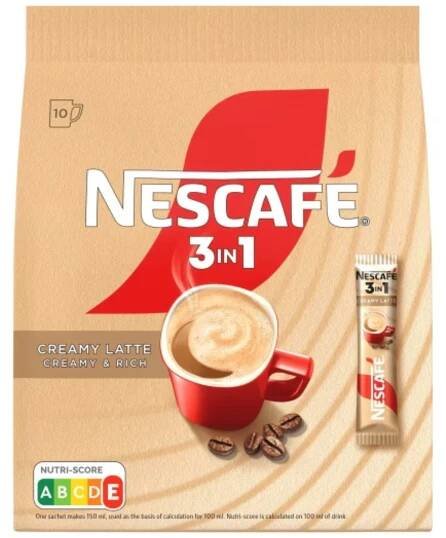 Instantní káva porcovaná Creamy Latté 3v1 Nescafé v akci levně | Kupi.cz