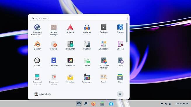 Windows 11-like layout
