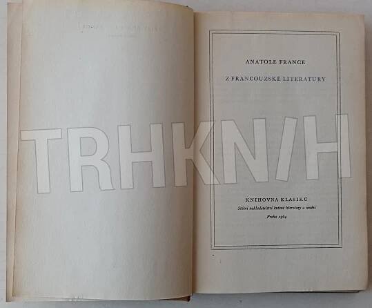Kniha Z francouzské literatury - Trh knih - online antikvariát