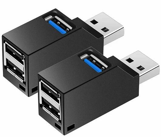 USB 3.0 HUB adaptér Extender Mini Splitter Box 3 porty pro PC Laptop Macbook Mobilní telefon Vysokorychlostní U disková čtečka – koupit za nízké ceny na marketplace Joom