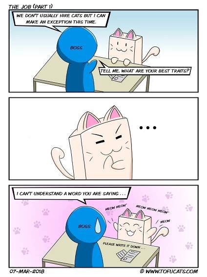 [Comic] The Job (Part 1) | Tohfu Cat