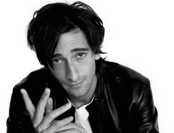 Adrien Brody In Leather Jacket Wallpaper