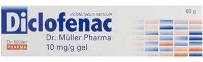 DICLOFENAC DR. MÜLLER PHARMA DRM 10MG/G GEL 1X60G I