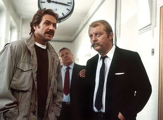 Místo činu - Účet bez hostinského - Z filmu - Götz George, Eberhard Feik