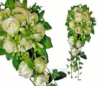 Svatební kytice 143 Květiny online - květinářství Praha Pankrác - netradiční kytice, dárky pro muže, dárkové koše, ovocné