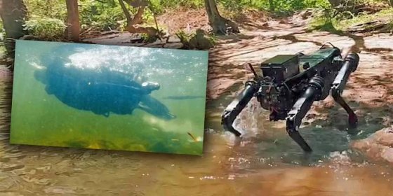 Military ‘Robot Dogs’ Can Now Be Equipped To Swim (Updated)