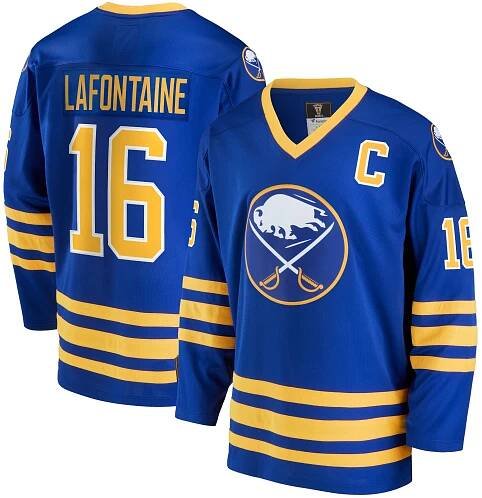 Men's Buffalo Sabres Pat LaFontaine Fanatics Royal Breakaway Retired Player Jersey