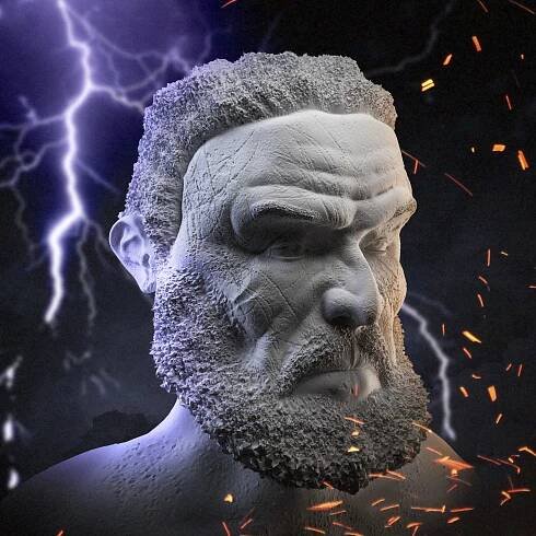 Zeus (3D sculpt)