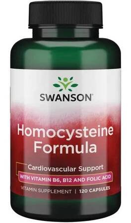 Swanson Homocysteine Formula Doplněk stravy pro kardiovaskulární zdraví