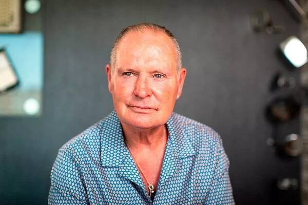 Footballing legend Paul Gascoigne pictured aged 53-years-old.  Interview with Jeremy Armstrong for the Daily Mirror