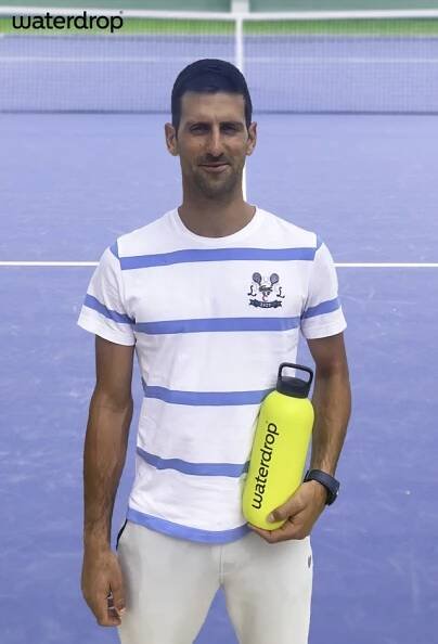 Novým investorem a ambasadorem společnosti waterdrop® je Novak Djokovič - All 4 fun