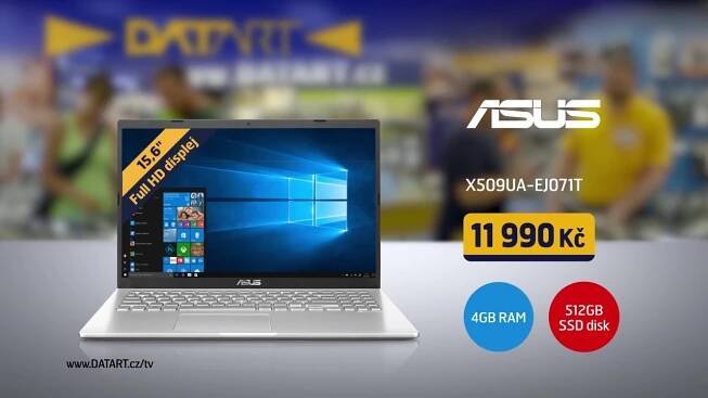Notebook Asus X509UA-EJ071T stříbrný