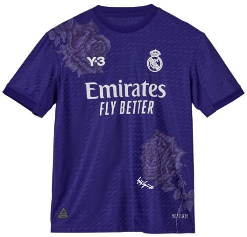 adidas Real Madrid Y3 Auth. Trikot 4th 2023/2024 Kids Lila - lila