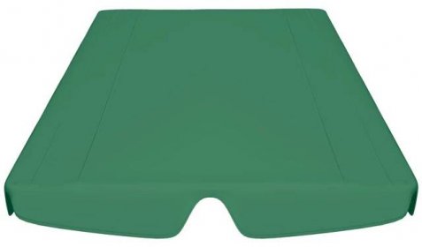 Vidaxl Náhradní stříška na zahradní houpačku zelená 150/130x105/70 cm