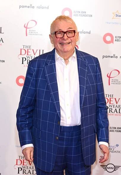 Christopher Biggins at the premiere of "The Devil Wears Prada: The Musical".