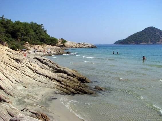 Paradise - pláž - Thassos