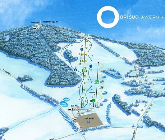 SKI areál Obří sud Javorník
