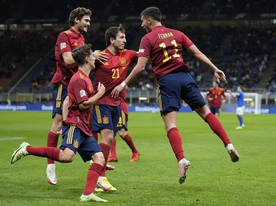 Italy’s unbeaten run ends as Ferran Torres sends Spain into Nations League final