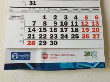 důležité termíny, kalendář KIT PEF ČZU 2020