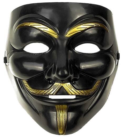 Anonymous maska Vendeta černá