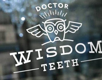 Tactix Creative - Custom Logos and Brand Identity - Dr. Wisdom Teeth Identity