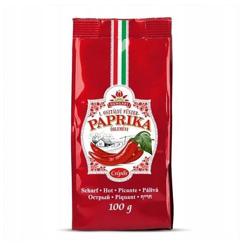 Fuszer Paprika Orlemeny Csipos 100g Maďarská pálivá paprika v prášku