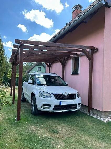 Přístřešek na auto 4 x 5 m