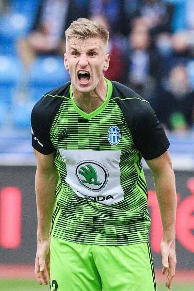 Utkání 25. kola první fotbalové ligy: FC Baník Ostrava - FK Mladá Boleslav, 16. března 2019 v Ostravě. Na snímku Jakub Jugas.