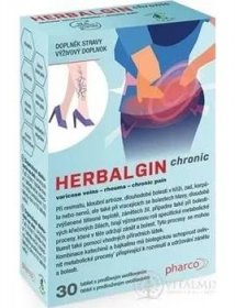 Přírodní produkt HERBALGIN chronic tbl 30 ks
