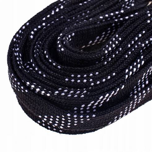 HOKEJOVÉ VOSKOVANÉ ŠŇŮRKY NA LYŽÍCH CCM HOCKEY WAX LACES ČERNÉ 330cm Značka CCM