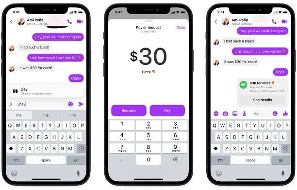 Uživatelé v USA budou moci zkratkou  /pay  snadno platit dalším uživatelům.  Meta 