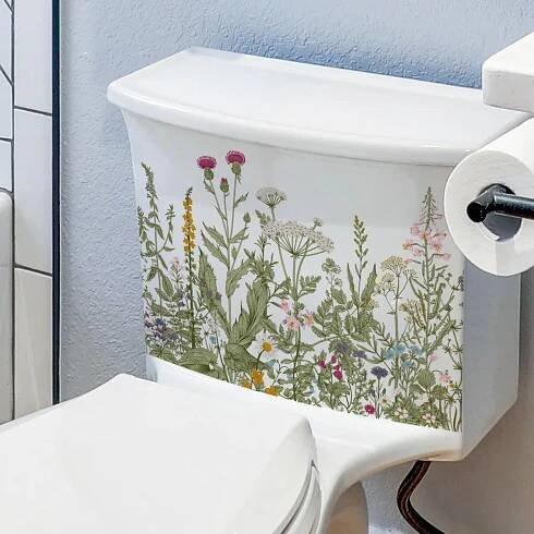DIY podmořský zvířecí vzor Koupelnová dekorace 3D nálepka na toaletní sedátko PVC umělecká tapeta Odnímatelné nálepky na koupelnu Samolepka na toaletu