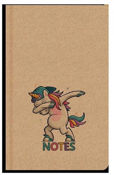 Notes linkovaný A5 kraft Unicorn - Autor Neuveden