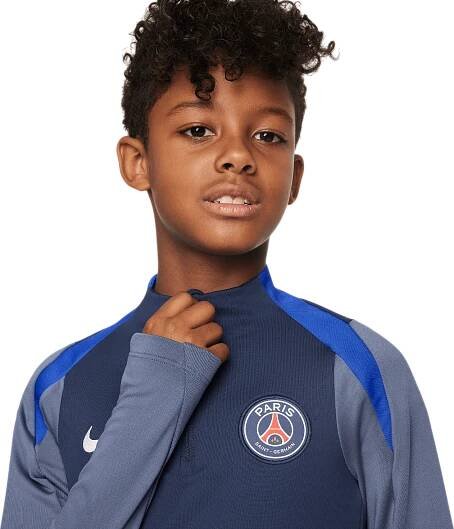 Dětské tréninkové fotbalové tričko s dlouhým rukávem Nike Dri-FIT Paris Saint-Germain Strike
