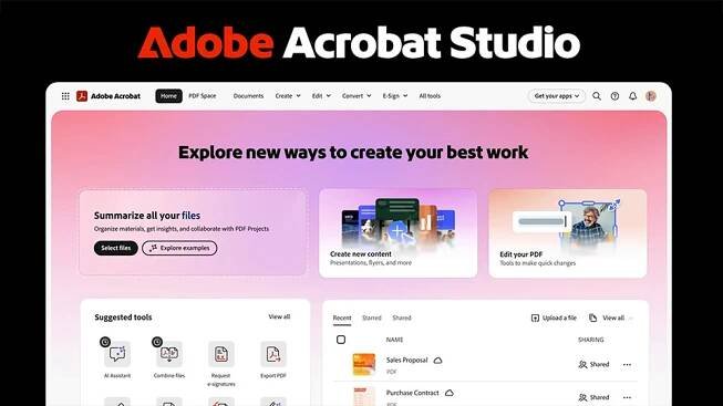 Adobe Launches Acrobat Studio to Revitalize PDFs with AI