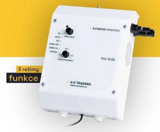 Solární regulátor MPPT A-Z WATER INVERTER 3.6kW (pro fotovoltaický ohřev vody)