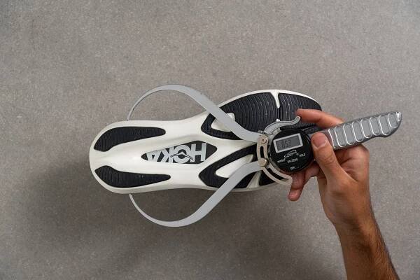 Hoka Rocket X 2 Midsole width in the heel
