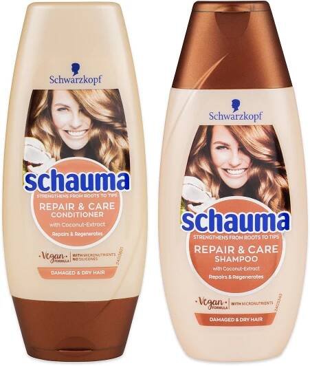 Kazeta SCHAUMA Repair & Care /šampon 250 ml + kondicioner 200 ml/ 109 Kč