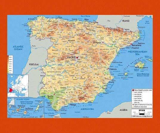 Maps of Spain | Collection of maps of Spain | Maps of Europe | GIF map | Maps of the World in GIF format | Maps of the whole