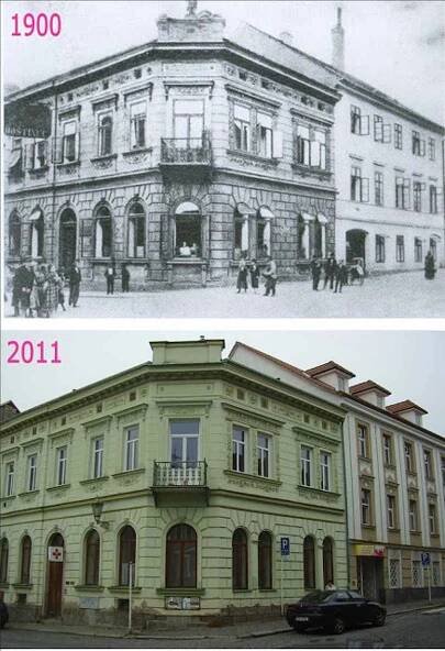 Příbram - ulice Dlouhá - Palackého