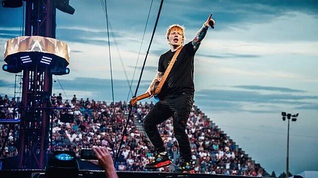Ed Sheeran v Hradci Králové (27.7.2024).