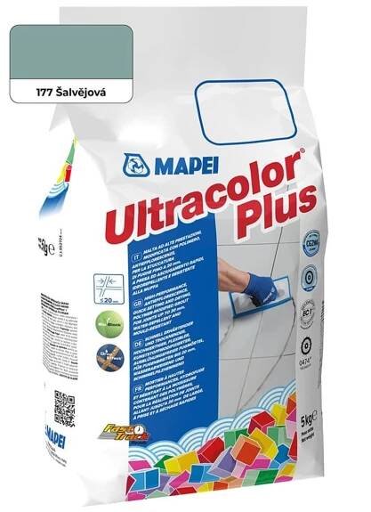 Mapei Spárovací hmota Ultracolor Plus, 177 šalvějová, 5 kg nakoupit u OBI