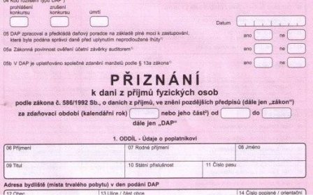 Podávání daňových přiznání z příjmů fyzických osob za období roku 2023 - Město Slušovice