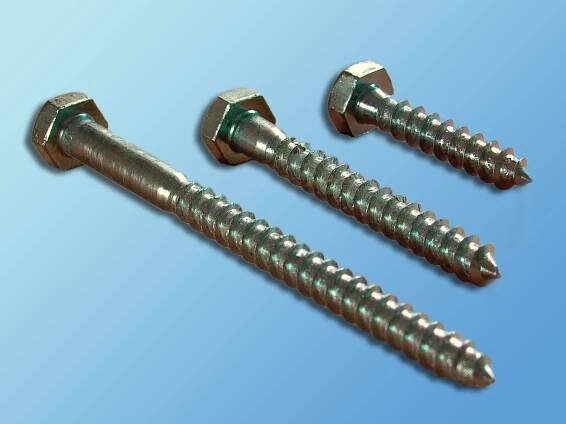 Šroub Vrut 6x50 Zn(hlava šestihran 10 mm)