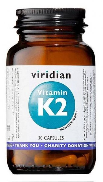 Viridian Vitamin K2 30 kapslí